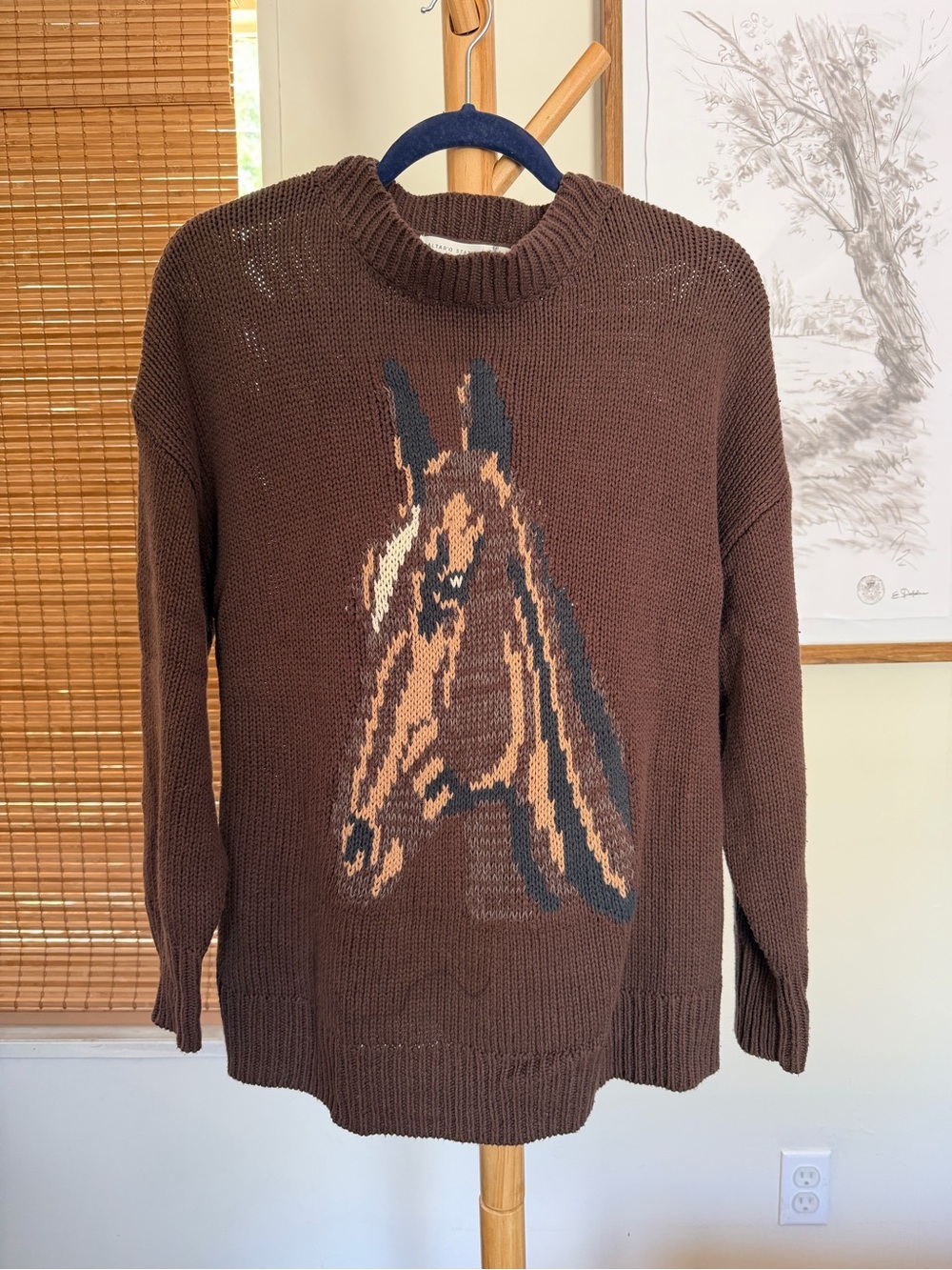 Altar’d State Oversized Horse Portrait Sweater